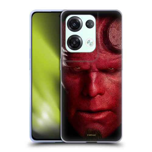 Hellboy II Graphics Face Portrait Soft Gel Case for OPPO Reno8 Pro