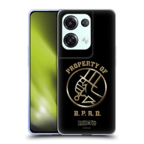 Hellboy II Graphics Property of BPRD Soft Gel Case for OPPO Reno8 Pro