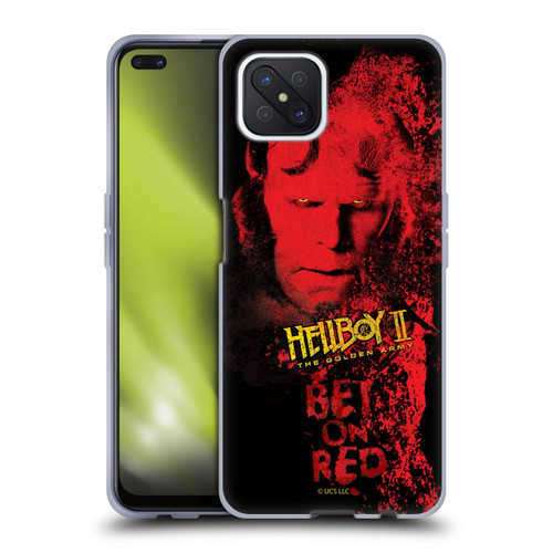 Hellboy II Graphics Bet On Red Soft Gel Case for OPPO Reno4 Z 5G