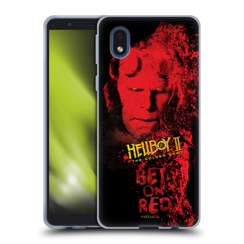 Hellboy II Graphics Bet On Red Soft Gel Case for Samsung Galaxy A01 Core (2020)
