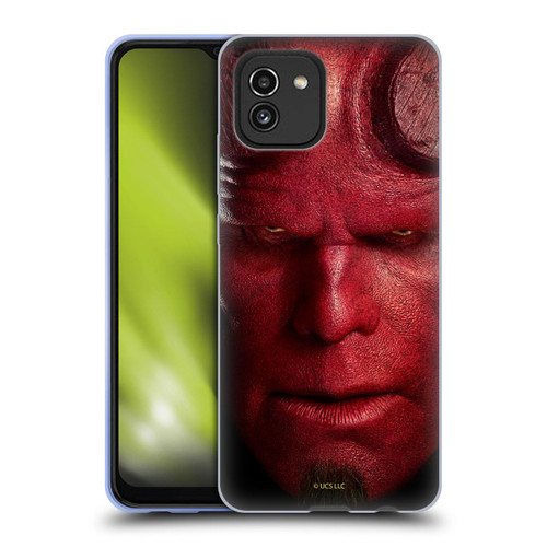 Hellboy II Graphics Face Portrait Soft Gel Case for Samsung Galaxy A03 (2021)