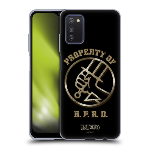 Hellboy II Graphics Property of BPRD Soft Gel Case for Samsung Galaxy A03s (2021)