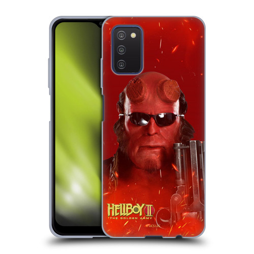 Hellboy II Graphics Right Hand of Doom Soft Gel Case for Samsung Galaxy A03s (2021)