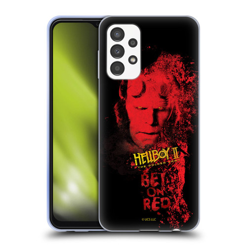 Hellboy II Graphics Bet On Red Soft Gel Case for Samsung Galaxy A13 (2022)