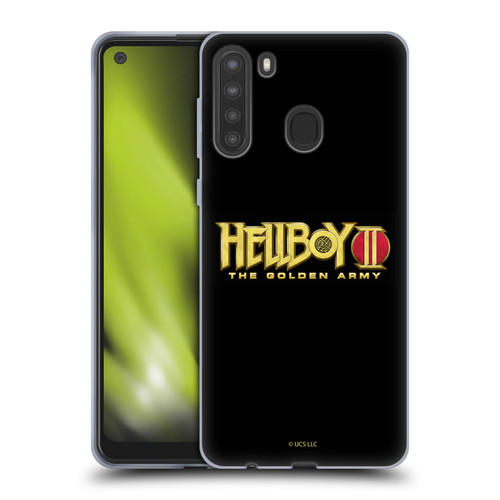 Hellboy II Graphics Logo Soft Gel Case for Samsung Galaxy A21 (2020)
