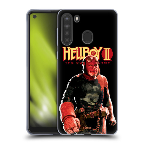 Hellboy II Graphics The Samaritan Soft Gel Case for Samsung Galaxy A21 (2020)