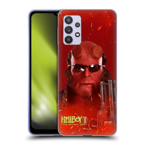 Hellboy II Graphics Right Hand of Doom Soft Gel Case for Samsung Galaxy A32 5G / M32 5G (2021)
