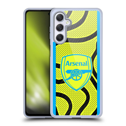 Arsenal FC 2023/24 Crest Kit Away Soft Gel Case for Samsung Galaxy M54 5G