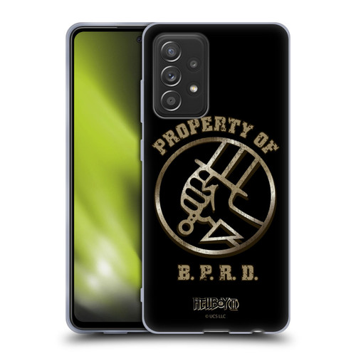 Hellboy II Graphics Property of BPRD Soft Gel Case for Samsung Galaxy A52 / A52s / 5G (2021)
