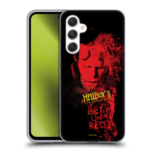 Hellboy II Graphics Bet On Red Soft Gel Case for Samsung Galaxy A54 5G