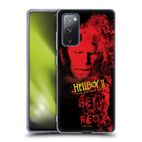 Hellboy II Graphics Bet On Red Soft Gel Case for Samsung Galaxy S20 FE / 5G