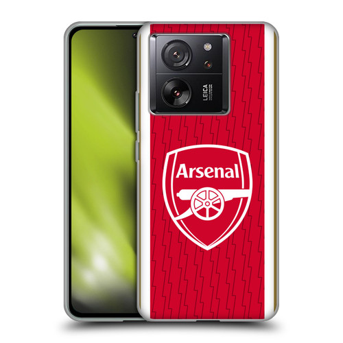 Arsenal FC 2023/24 Crest Kit Home Soft Gel Case for Xiaomi 13T 5G / 13T Pro 5G
