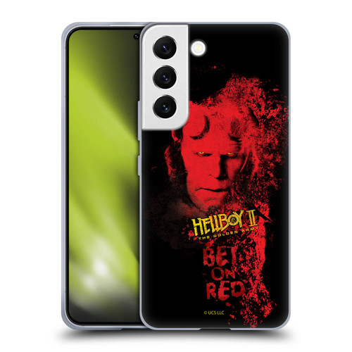 Hellboy II Graphics Bet On Red Soft Gel Case for Samsung Galaxy S22 5G