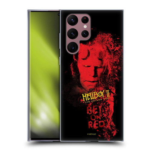 Hellboy II Graphics Bet On Red Soft Gel Case for Samsung Galaxy S22 Ultra 5G