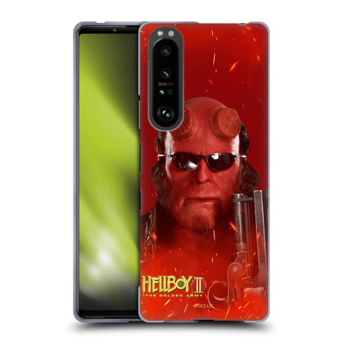 Hellboy II Graphics Right Hand of Doom Soft Gel Case for Sony Xperia 1 III