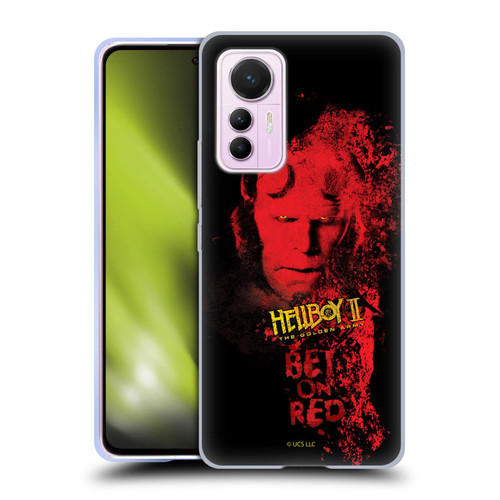 Hellboy II Graphics Bet On Red Soft Gel Case for Xiaomi 12 Lite