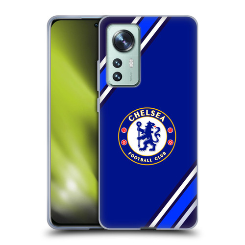Chelsea Football Club Crest Stripes Soft Gel Case for Xiaomi 12