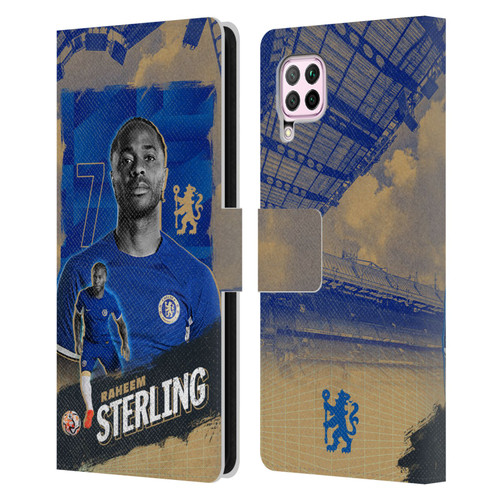 Chelsea Football Club 2023/24 First Team Raheem Sterling Leather Book Wallet Case Cover For Huawei Nova 6 SE / P40 Lite