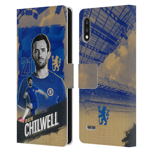 Chelsea Football Club 2023/24 First Team Ben Chilwell Leather Book Wallet Case Cover For LG K22
