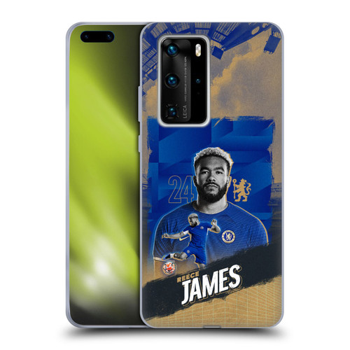 Chelsea Football Club 2023/24 First Team Reece James Soft Gel Case for Huawei P40 Pro / P40 Pro Plus 5G