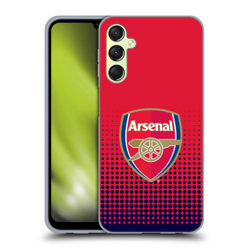 Arsenal FC Crest 2 Fade Soft Gel Case for Samsung Galaxy A24 4G / M34 5G