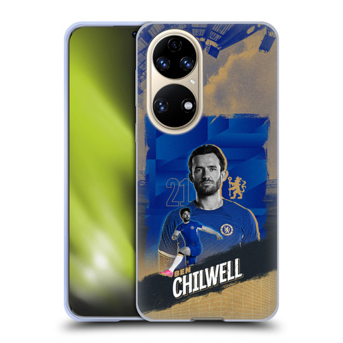 Chelsea Football Club 2023/24 First Team Ben Chilwell Soft Gel Case for Huawei P50