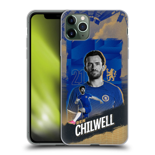 Chelsea Football Club 2023/24 First Team Ben Chilwell Soft Gel Case for Apple iPhone 11 Pro Max