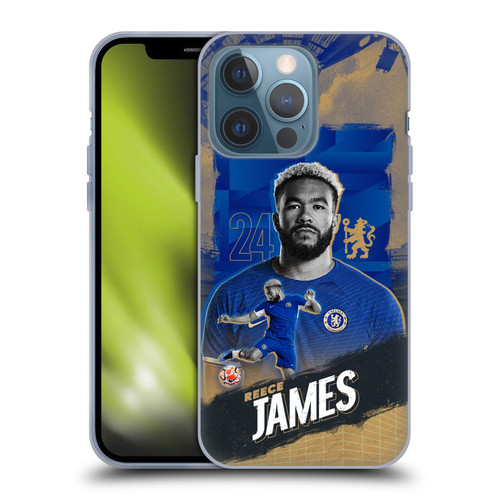 Chelsea Football Club 2023/24 First Team Reece James Soft Gel Case for Apple iPhone 13 Pro