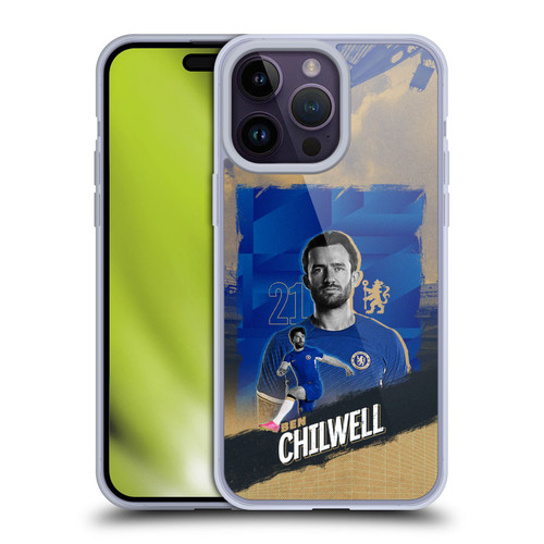 Chelsea Football Club 2023/24 First Team Ben Chilwell Soft Gel Case for Apple iPhone 14 Pro Max