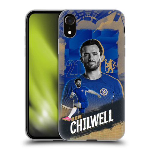 Chelsea Football Club 2023/24 First Team Ben Chilwell Soft Gel Case for Apple iPhone XR