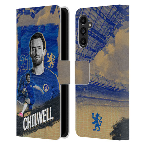 Chelsea Football Club 2023/24 First Team Ben Chilwell Leather Book Wallet Case Cover For Samsung Galaxy A13 5G (2021)