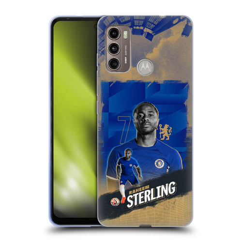 Chelsea Football Club 2023/24 First Team Raheem Sterling Soft Gel Case for Motorola Moto G60 / Moto G40 Fusion