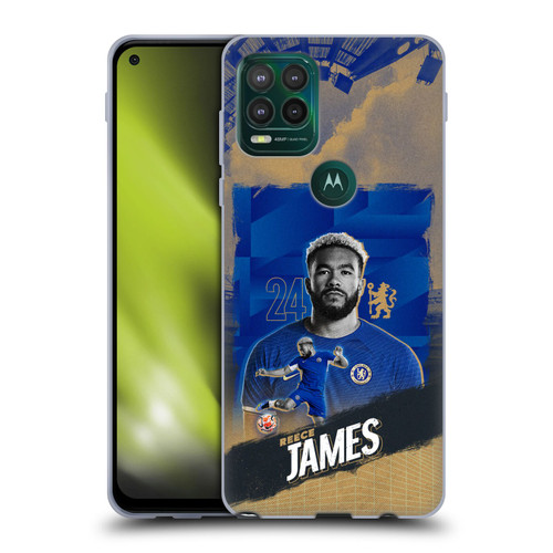 Chelsea Football Club 2023/24 First Team Reece James Soft Gel Case for Motorola Moto G Stylus 5G 2021