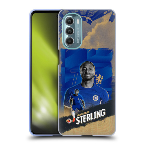 Chelsea Football Club 2023/24 First Team Raheem Sterling Soft Gel Case for Motorola Moto G Stylus 5G (2022)