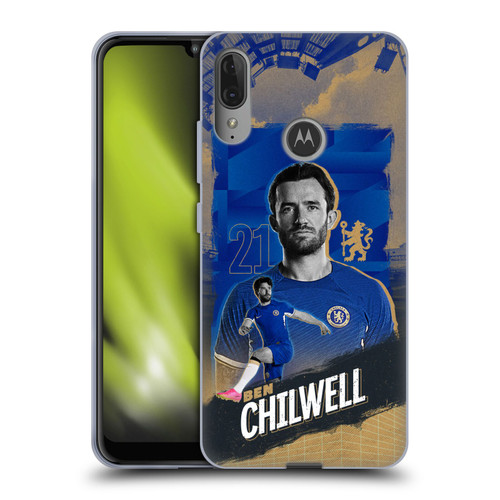 Chelsea Football Club 2023/24 First Team Ben Chilwell Soft Gel Case for Motorola Moto E6 Plus