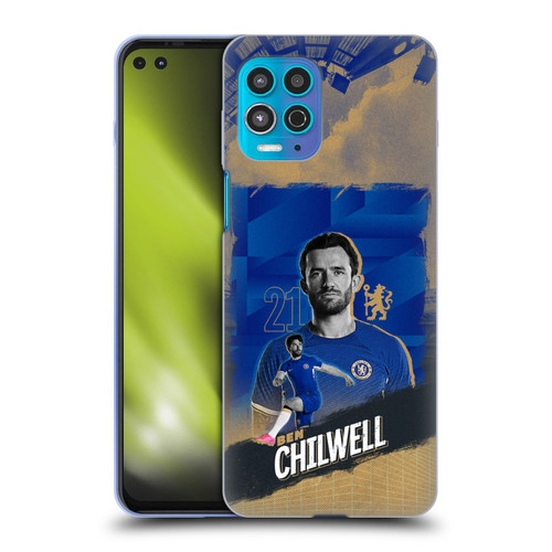 Chelsea Football Club 2023/24 First Team Ben Chilwell Soft Gel Case for Motorola Moto G100