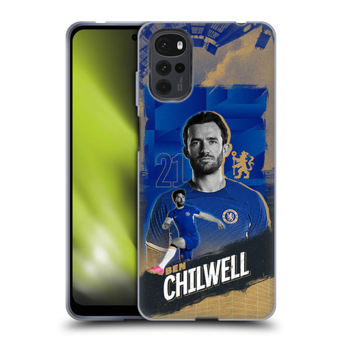Chelsea Football Club 2023/24 First Team Ben Chilwell Soft Gel Case for Motorola Moto G22