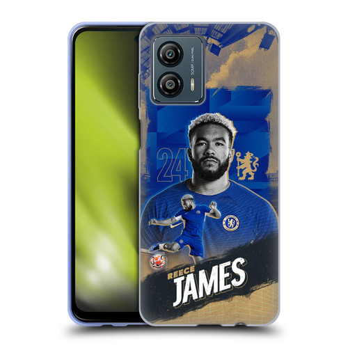 Chelsea Football Club 2023/24 First Team Reece James Soft Gel Case for Motorola Moto G53 5G