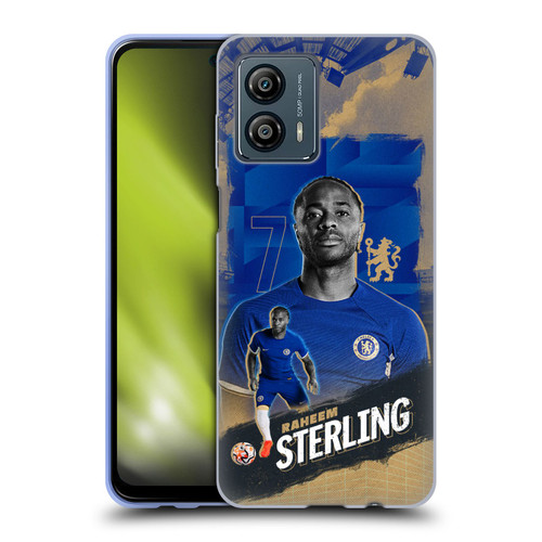 Chelsea Football Club 2023/24 First Team Raheem Sterling Soft Gel Case for Motorola Moto G53 5G