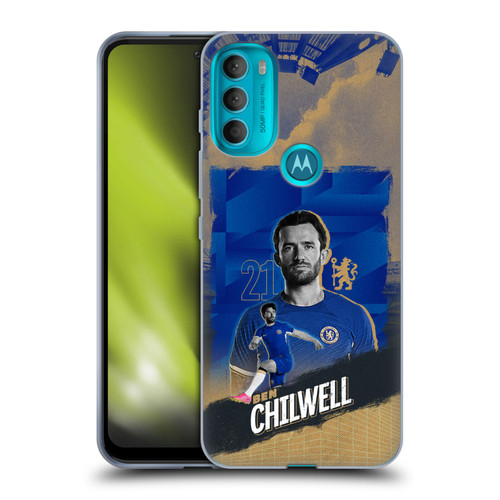 Chelsea Football Club 2023/24 First Team Ben Chilwell Soft Gel Case for Motorola Moto G71 5G