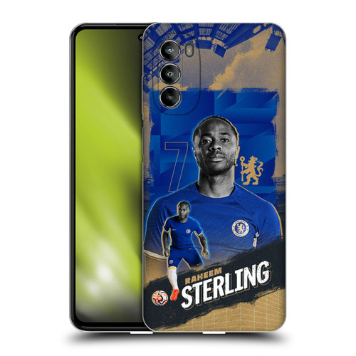 Chelsea Football Club 2023/24 First Team Raheem Sterling Soft Gel Case for Motorola Moto G82 5G