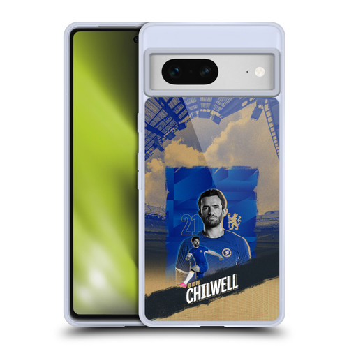 Chelsea Football Club 2023/24 First Team Ben Chilwell Soft Gel Case for Google Pixel 7