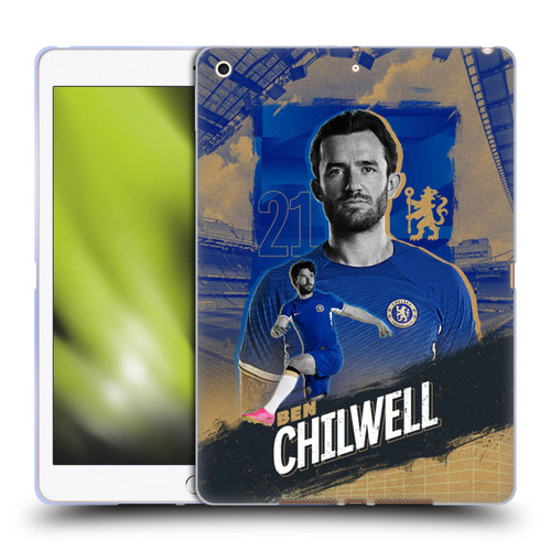 Chelsea Football Club 2023/24 First Team Ben Chilwell Soft Gel Case for Apple iPad 10.2 2019/2020/2021