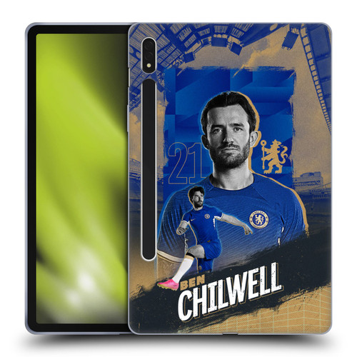 Chelsea Football Club 2023/24 First Team Ben Chilwell Soft Gel Case for Samsung Galaxy Tab S8