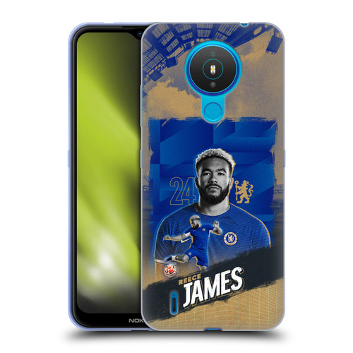 Chelsea Football Club 2023/24 First Team Reece James Soft Gel Case for Nokia 1.4