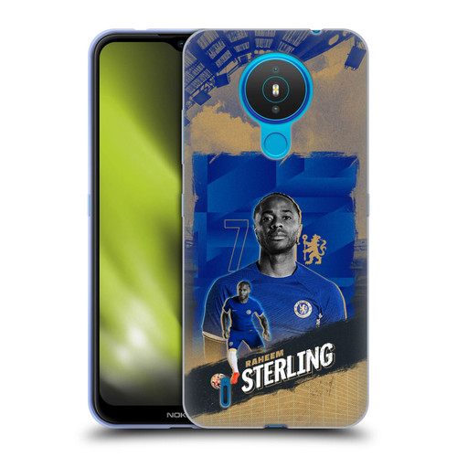 Chelsea Football Club 2023/24 First Team Raheem Sterling Soft Gel Case for Nokia 1.4
