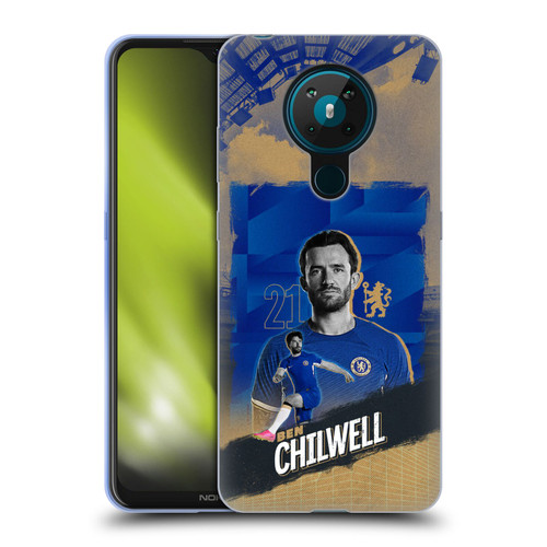 Chelsea Football Club 2023/24 First Team Ben Chilwell Soft Gel Case for Nokia 5.3