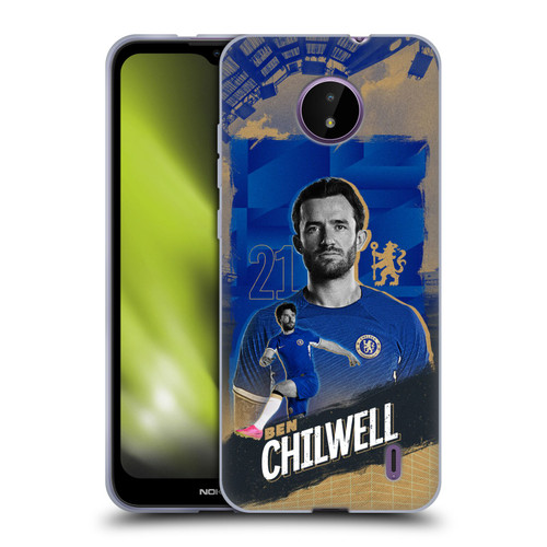 Chelsea Football Club 2023/24 First Team Ben Chilwell Soft Gel Case for Nokia C10 / C20
