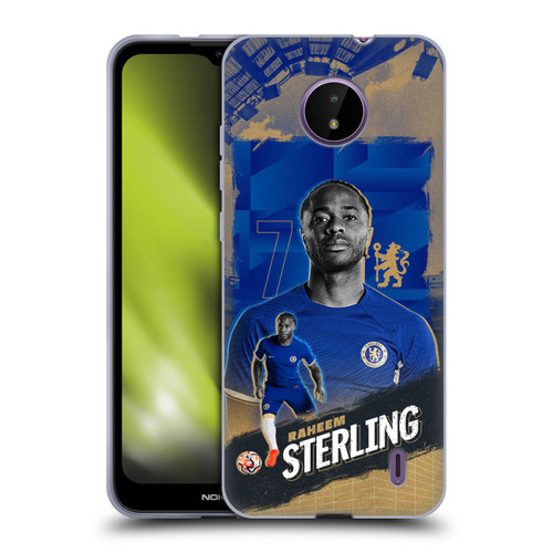 Chelsea Football Club 2023/24 First Team Raheem Sterling Soft Gel Case for Nokia C10 / C20