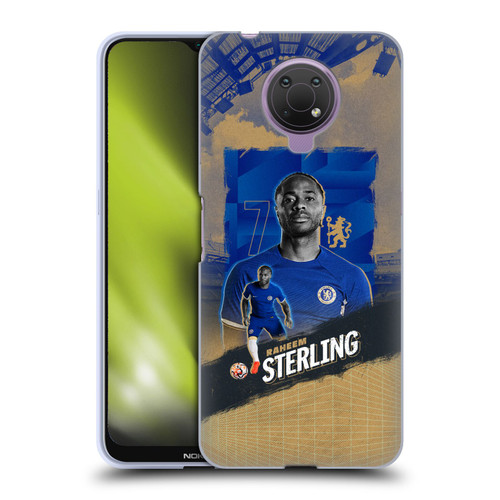 Chelsea Football Club 2023/24 First Team Raheem Sterling Soft Gel Case for Nokia G10